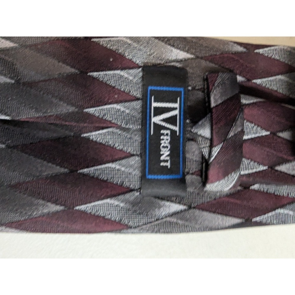 Men's Designer Tie Bundle | 100% Silk & Vintage Blends | Black, Brown, Silver - Picture 6 of 12